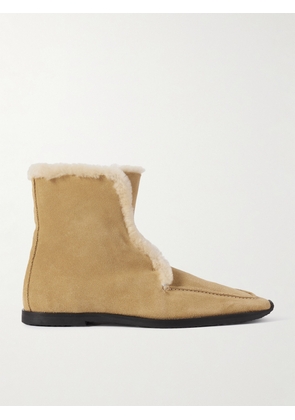 TOTEME - Shearling Ankle Boots - Brown - IT36,IT37,IT38,IT39,IT40,IT41,IT42