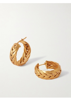 LOEWE - Gold-tone Hoop Earrings - One size