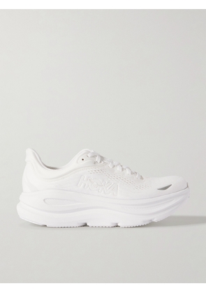 Hoka - Bondi 9 Rubber-trimmed Mesh Sneakers - White - US5,US5.5,US6,US6.5,US7,US7.5,US8,US8.5,US9,US9.5,US10,US10.5,US11