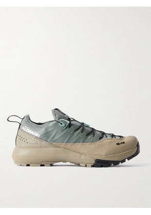 Salomon - Alpinway Advanced Suede And Rubber-trimmed Ripstop Sneakers - Neutrals - UK 3.5,UK 4,UK 4.5,UK 5,UK 5.5,UK 6,UK 6.5,UK 7,UK 7.5,UK 8,UK 8.5,UK 9