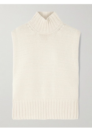 RÓHE - Wool And Cashmere-blend Turtleneck Vest - Cream - FR 34,FR 36,FR 38,FR 40,FR 42,FR 44