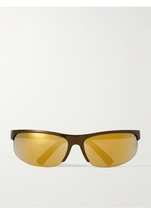 Miu Miu Eyewear - D-frame Acetate Sunglasses - Brown - One size