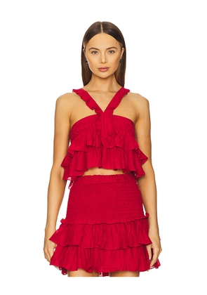 Isabel Marant Etoile Daliana Tank in Red. Size 36/4. Also in 38/6, 42/10.
