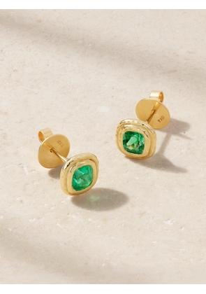 Octavia Elizabeth - Summerland 18-karat Gold Emerald Earrings - One size