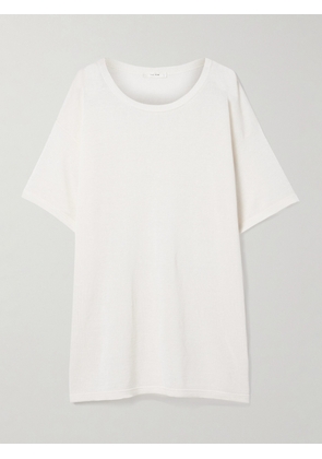 The Row - Jiselle Oversized Knitted T-shirt - White - x small,small,medium,large,x large