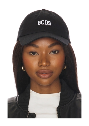 GCDS Essential Baseball Hat in Black.