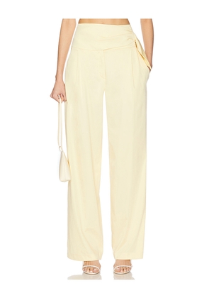 IRO Haicha Pant in Lemon. Size 36/4. Also in 38/6, 40/8, 42/10.