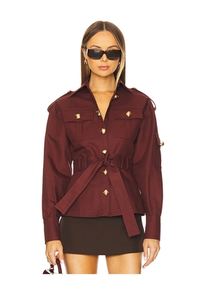 GIUSEPPE DI MORABITO Button Up Shirt in Wine,Burgundy. Size 38. Also in 40.