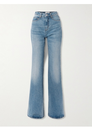 AMI PARIS - High-rise Flared Jeans - Blue - 25,26,27,28,29,30,31,32,33,34