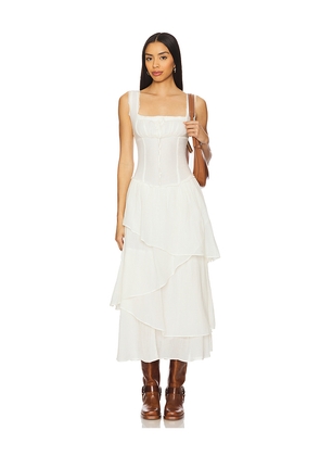 Free People x free-est In My Dreams Midi Dress in Ivory. Size L. Also in M, XL.