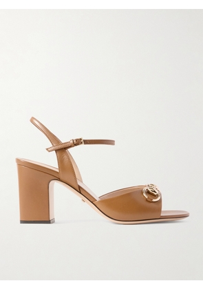 Gucci - Lady Horsebit-embellished Leather Sandals - Brown - IT36,IT36.5,IT37,IT37.5,IT38,IT38.5,IT39,IT39.5,IT40,IT40.5,IT41