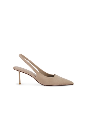 FEMME LA G55 Slingback Pump in Tan. Size 10. Also in 5, 6, 7, 11.