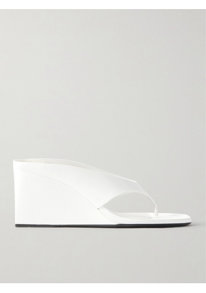 Alaïa - Satin Wedge Sandals - White - IT36,IT37,IT38,IT39,IT40,IT41,IT42