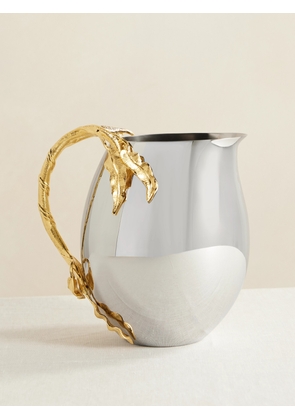 L'Objet - Fern Gold-plated Stainless Steel Pitcher - Silver - One size
