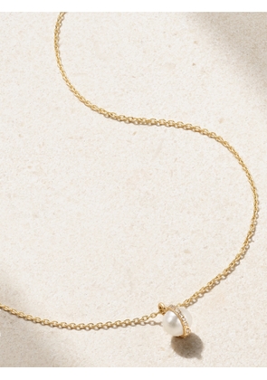 Melissa Joy Manning - 14-karat Recycled Gold, Pearl And Diamond Necklace - One size