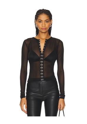 h:ours Aries Top in Black. Size S. Also in XXS.