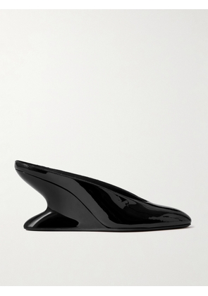 Alaïa - Patent-leather Wedge Mules - Black - IT36,IT37,IT38,IT39,IT40,IT41,IT42