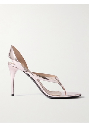 Alaïa - Tong 90 Mirrored-leather Sandals - Silver - IT36,IT37,IT38,IT39,IT40,IT41,IT42