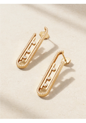 Messika - Move 10th 18-karat Gold Diamond Earrings - One size