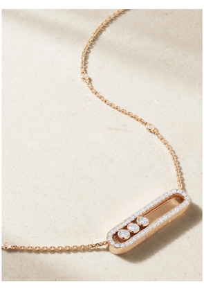 Messika - Move 18-karat Rose Gold Diamond Necklace - One size