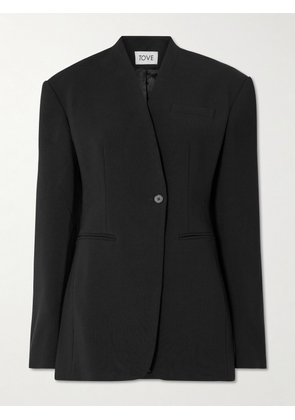 TOVE - Aster Asymmetric Crepe Blazer - Black - FR 34,FR 36,FR 38,FR 40,FR 42