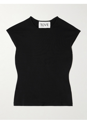 TOVE - Deca Stretch-jersey Top - Black - FR 34,FR 36,FR 38,FR 40,FR 42