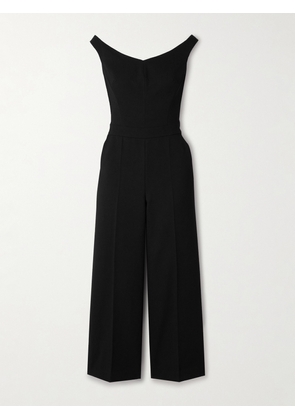 SIMKHAI - Rhodes Paneled Crepe Jumpsuit - Black - US0,US2,US4,US6,US8,US10,US12,US14