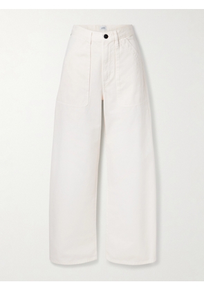 Citizens of Humanity - Ayla Cargo High-rise Wide-leg Jeans - White - 23,24,25,26,27,28,29,30,31,32,33