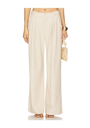 Gestuz Decy High Waisted Pants in Beige. Size 34. Also in 36, 38.