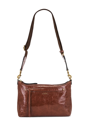 Isabel Marant Nessah Shoulder Bag in Chocolate.