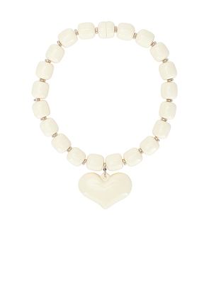 Julietta Amore Necklace in Ivory.