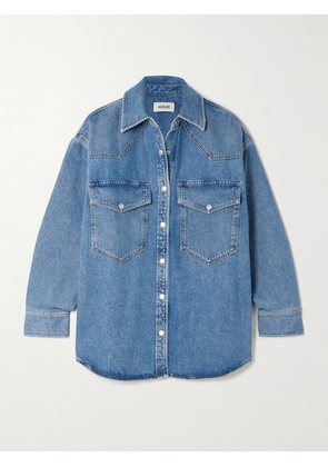 AGOLDE - Lotta Organic Denim Shirt - Blue - x small,small,medium,large,x large