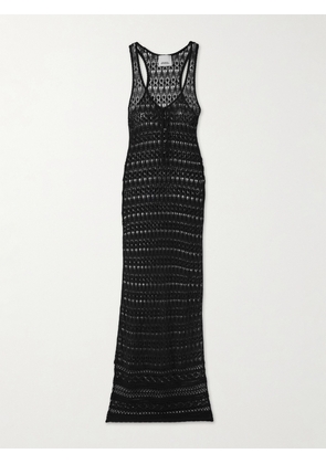Isabel Marant - Pernille Crocheted Cotton-blend Maxi Dress - Black - FR 34,FR 36,FR 38,FR 40,FR 42