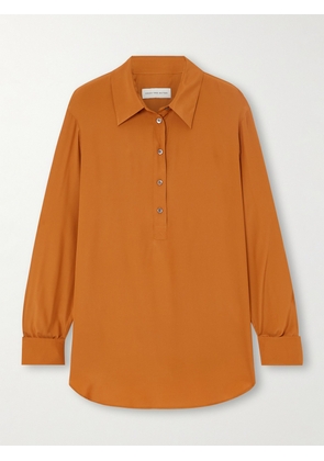 Dries Van Noten - Crepe De Chine Shirt - Orange - x small,small,medium,large