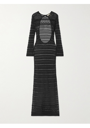 Isabel Marant - Paloma Open-back Crocheted Cotton-blend Maxi Dress - Black - FR 34,FR 36,FR 38,FR 40,FR 42