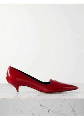 The Row - Viv Leather Pumps - Red - IT36,IT37,IT38,IT38.5,IT39,IT39.5,IT40,IT40.5,IT41,IT42