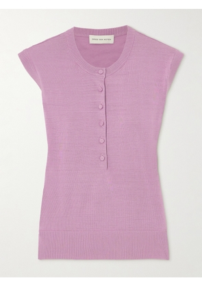 Dries Van Noten - Cotton Sweater - Pink - x small,small,medium,large