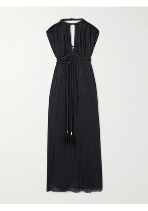 Isabel Marant - Joya Open-back Braided Cotton-gauze Maxi Dress - Black - FR 34,FR 36,FR 38,FR 40,FR 42