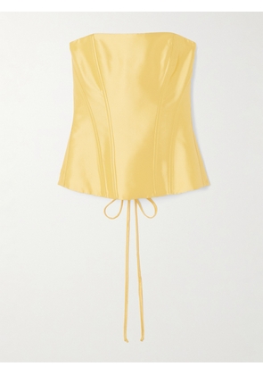 ROSAMOSARIO - Barbie Taffeta Corset - Yellow - x small,small,medium,large,x large,xx large