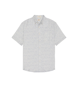 Faherty Short Sleeve Breeze Shirt in Blue. Size M. Also in S.