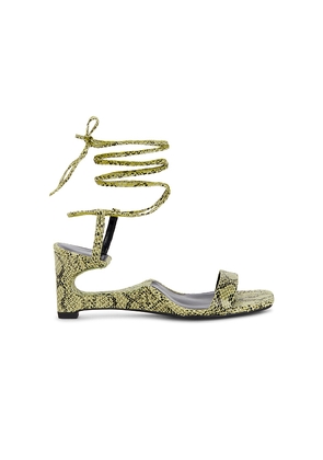 Jeffrey Campbell Reversed Sandal in Green. Size 10. Also in 6, 6.5, 7, 7.5, 8, 8.5, 9, 9.5.