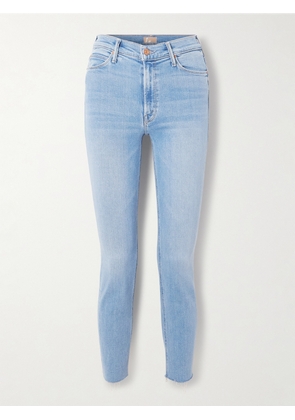 Mother - The Dazzler Ankle Frayed Mid-rise Slim-leg Jeans - Blue - 24,25,26,27,28,29,30,31,32