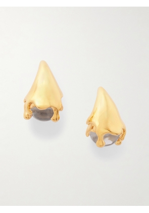 Bottega Veneta - Gold-tone Quartz Earrings - One size