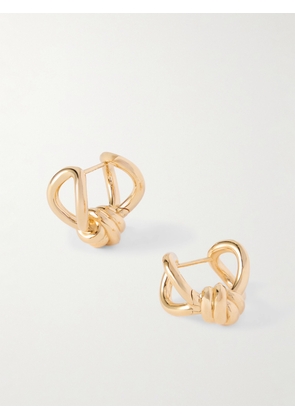 Bottega Veneta - Knot Gold-plated Silver Earrings - One size