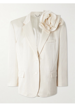 Magda Butrym - Appliquéd Woven Blazer - Ivory - FR 34,FR 36,FR 38,FR 40,FR 42