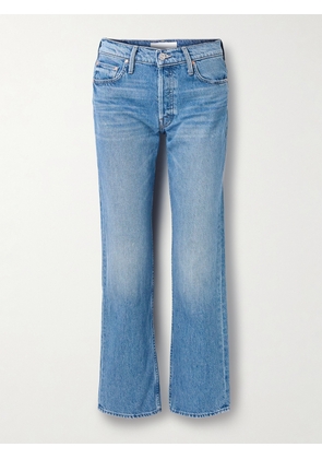 Mother - The Smarty Mid-rise Slim-leg Jeans - Blue - 23,24,25,26,27,28,29,30,31,32