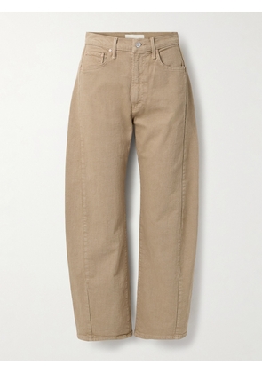 Mother - The Half Pipe Flood High-rise Barrel-leg Jeans - Brown - 23,24,25,26,27,28,29,30,31,32