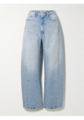 Mother - The Full-pipe Flood High-rise Tapered Jeans - Blue - 23,24,25,26,27,28,29,30,31,32