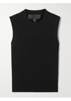 Nili Lotan - May Cropped Cashmere Tank - Black - x small,small,medium,large,x large