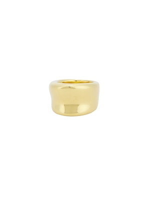 Jenny Bird Viviana Ring in Metallic Gold. Size 6. Also in 7.